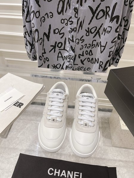 Chanel Colorblock sneakers, flat casual shoes