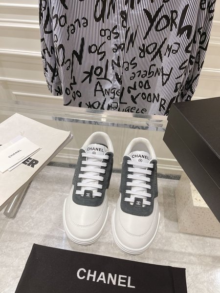 Chanel Colorblock sneakers, flat casual shoes