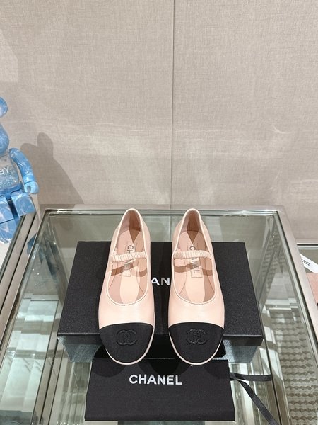 Chanel Elastic Strap Mary Jane Shoes for Women