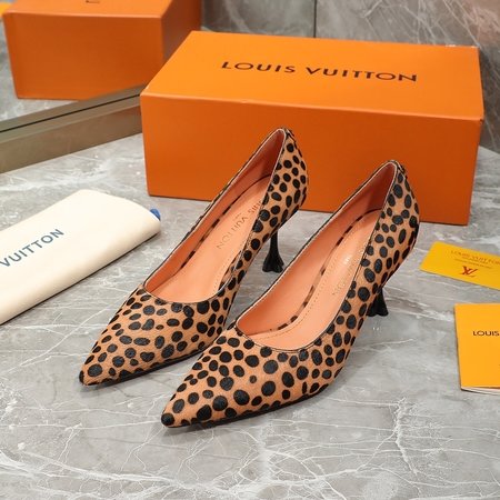 Louis Vuitton New style cowhide women s high heels