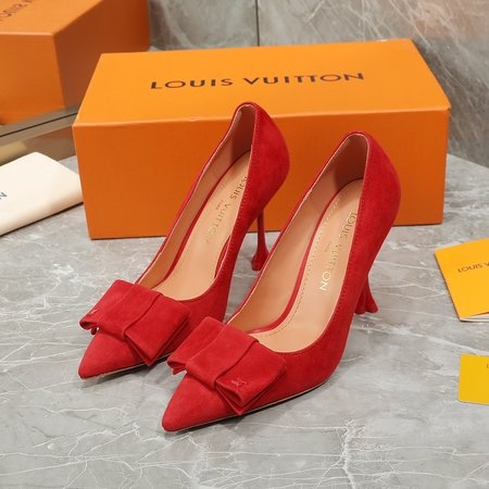 Louis Vuitton New style cowhide women s high heels