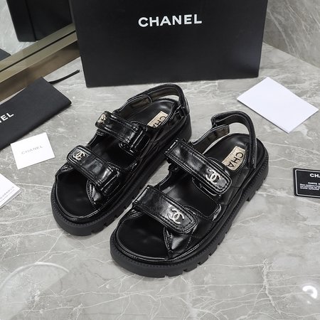 Chanel Velcro sandals