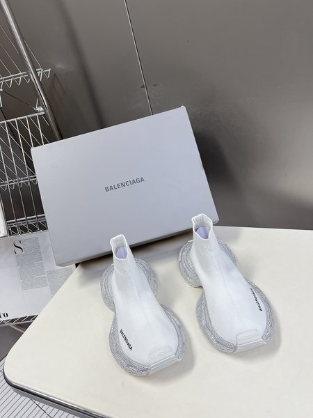 Balenciaga Hand-drilled 3xl socks and shoes series retro casual sports shoes series