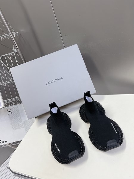 Balenciaga Hand-drilled 3xl socks and shoes series retro casual sports shoes series