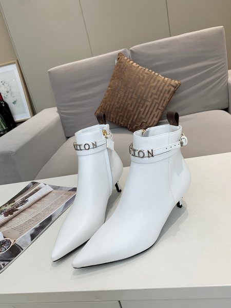 Louis Vuitton LV lamb short boots