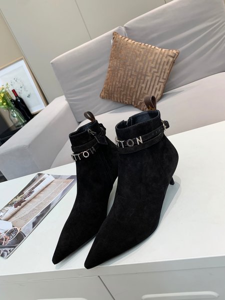 Louis Vuitton LV lamb short boots