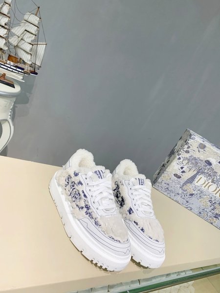 Dior Dior-ID first-grain leather sneakers