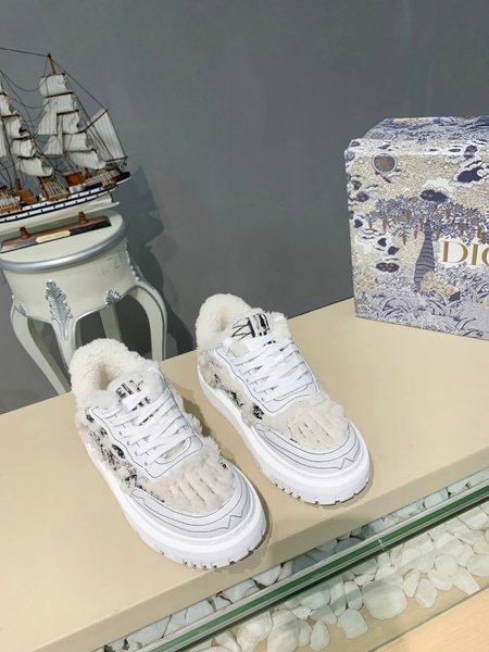 Dior Dior-ID first-grain leather sneakers