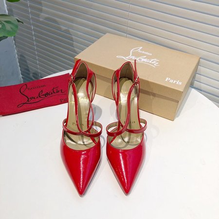 Christian Louboutine Patent leather high heel red shoes
