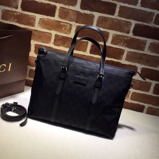 Gucci Nylon Embossed Tote Bag 387067