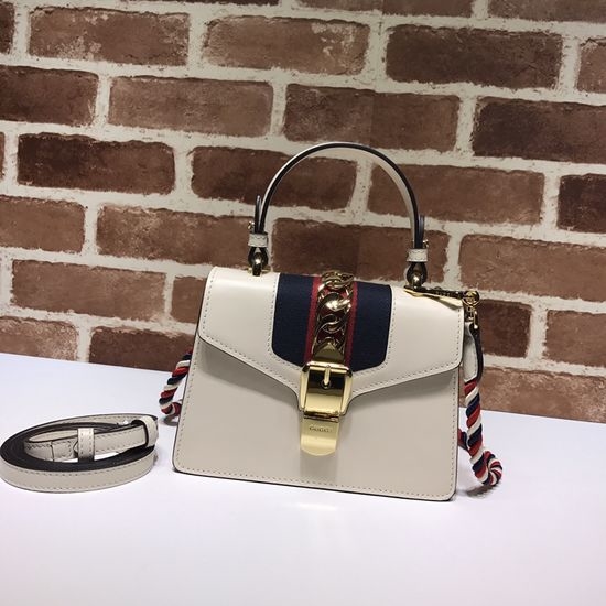 Gucci Original Leather Off-white Satchel Bag 470270