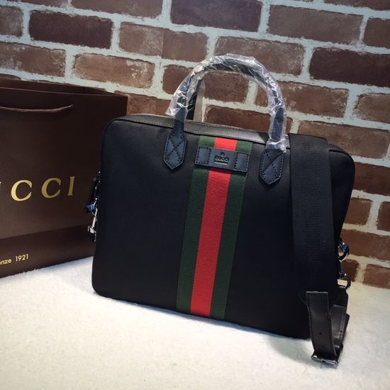 Gucci Original Leather Canvas Shoulder Bag 387102