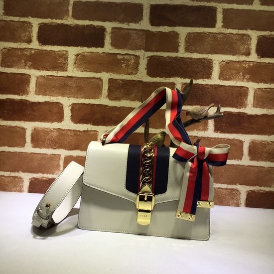 Gucci Handbag Original Leather Off-white 421882