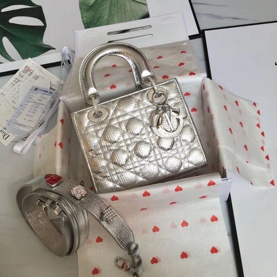 Christian Dior CD Lady Christian Dior CD Handbag With Badges 6604