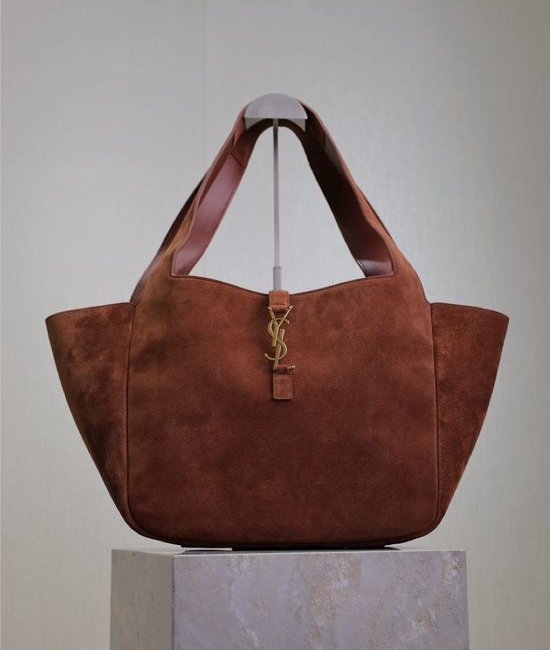 Yves Saint Laurent YSL Bea Suede Large Hobo Shopping Bag 763435