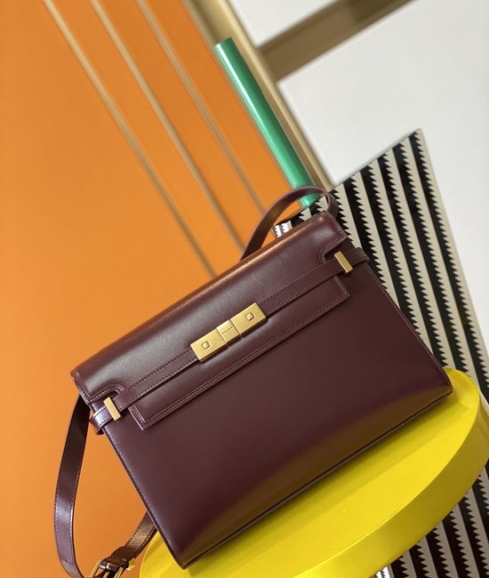 Yves Saint Laurent YSL Manhattan Leather Flap Shoulder Bag 579271