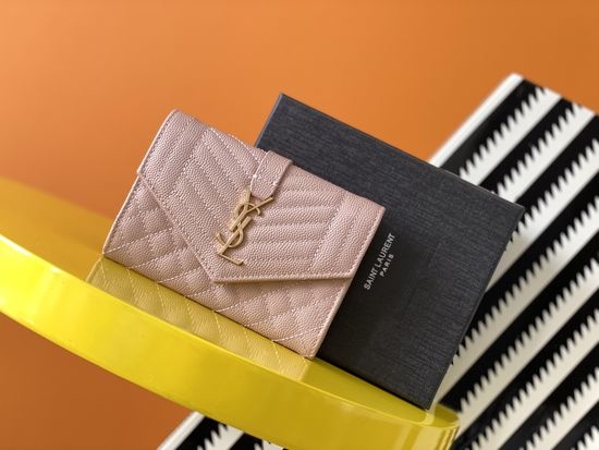 Yves Saint Laurent YSL Monogram Envelope Wallet 651026