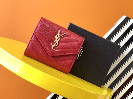 Yves Saint Laurent YSL MONOGRAM Trifold Wallet 403943