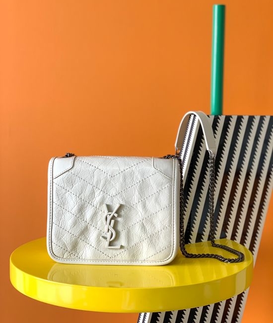Yves Saint Laurent YSL Niki Chain Leather Crossbody Bag 583103