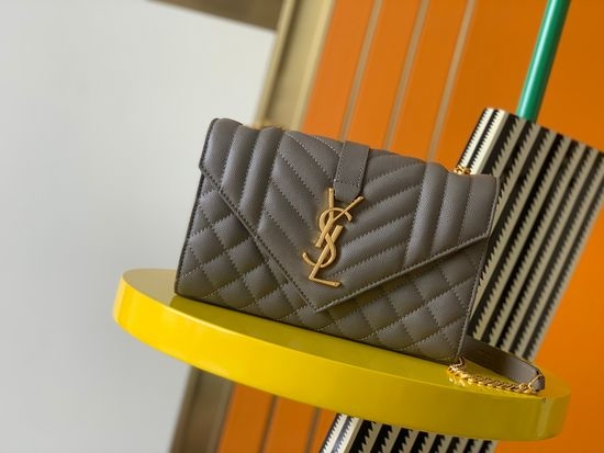 Yves Saint Laurent YSL Envelope Bag Grained Leather 526286