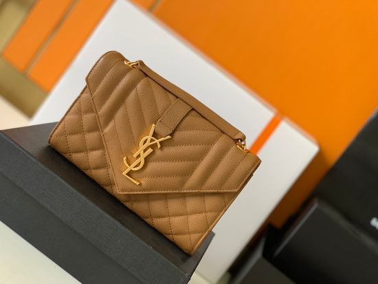 Yves Saint Laurent YSL Envelope Bag Grained Leather 526286