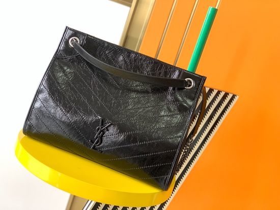 Yves Saint Laurent YSL NIKI Shopping Bag Leather Tote 577999