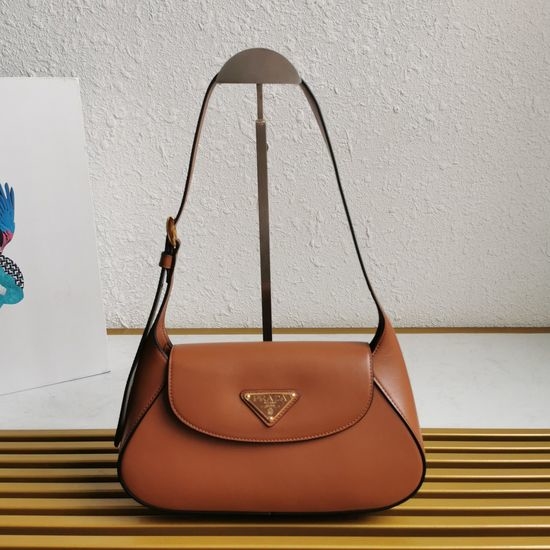 Prada Moon Shoulder Leather Handbag 1BD358