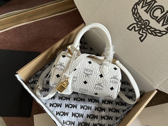 MCM ELLA VISETOS Mini Boston Bag