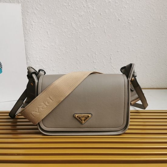 Prada Lindy Grain Leather Crossbody Bag 1BD372