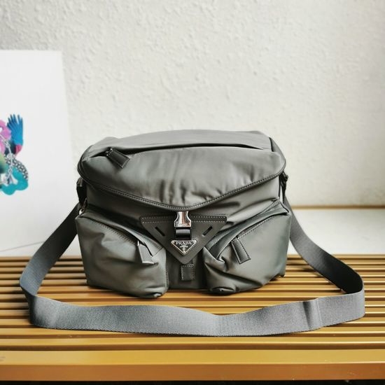 Prada Nylon Flap Multi-pocket Crossbody Bag 2VD062