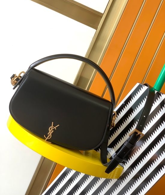 Yves Saint Laurent YSL VOLTAIRE Box Calfskin Shoulder Bag 787671