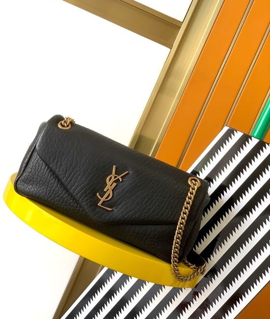 Yves Saint Laurent YSL CALYPSO Embossed Lambskin Chain Bag 734153