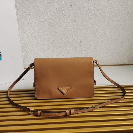 Prada Messenger Bag Oil Wax Leather 1BD082