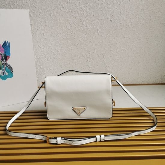 Prada Messenger Bag Oil Wax Leather 1BD082