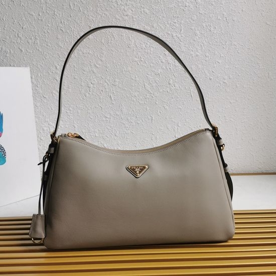 Prada Hobo Leather Shoulder Bag 1BC228