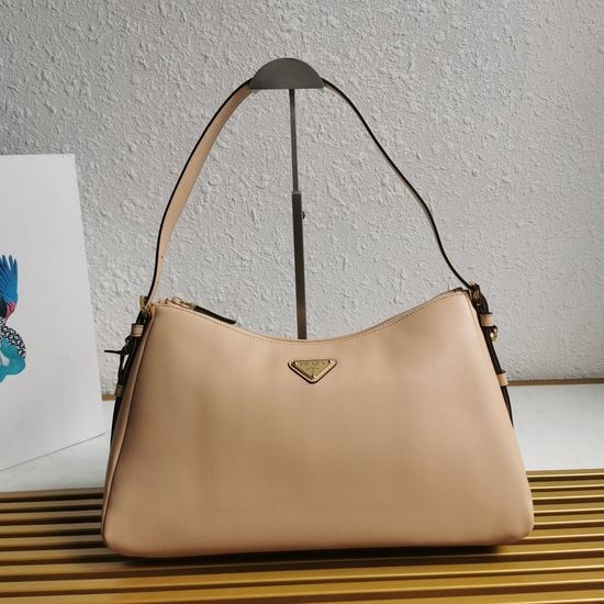 Prada Hobo Leather Shoulder Bag 1BC228