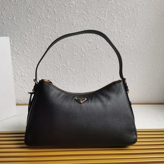 Prada Hobo Leather Shoulder Bag 1BC228