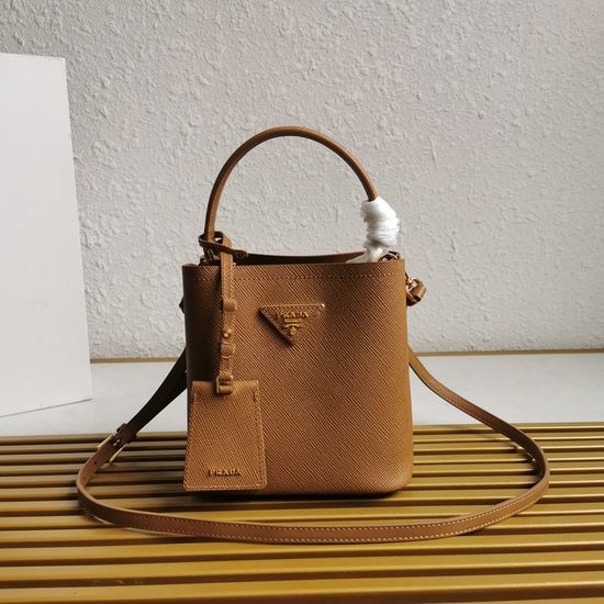 Prada Saffiano Leather Mini Bucket Bag 1BA217