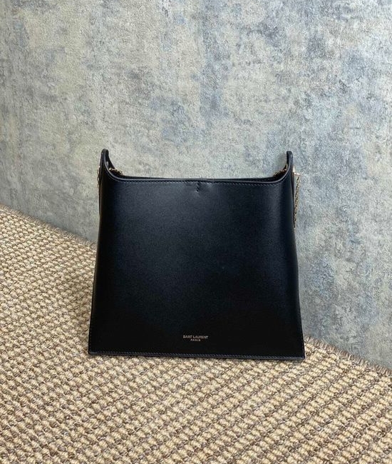 Yves Saint Laurent YSL Shoulder Handbag Textured Leather Bag 804483