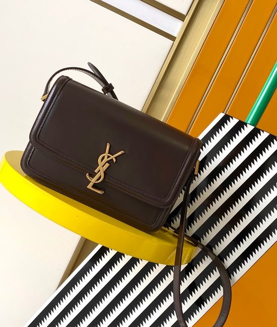 Yves Saint Laurent YSL Solferino Leather Shoulder Bag 634305