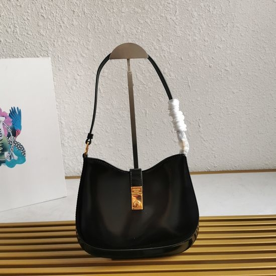 Prada Cheo Shoulder Bag Leather 1BC169