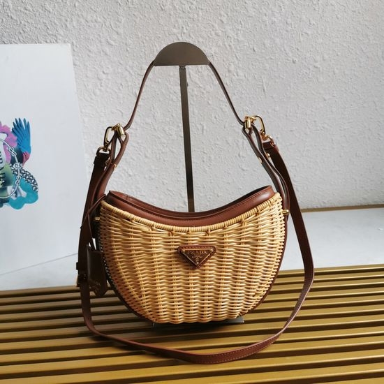Prada Half Moon Hobo Bag 1BC202