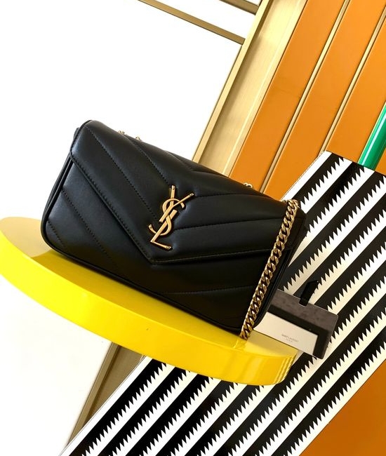 Yves Saint Laurent YSL LouLou Small Leather Shoulder Bag 801437