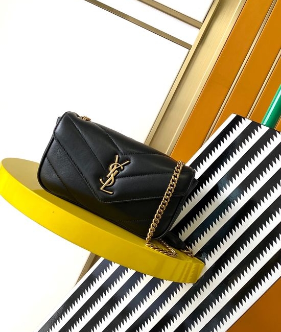 Yves Saint Laurent YSL LouLou Mini Lambskin Leather Bag 821749