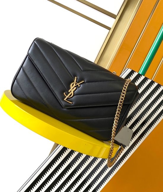 Yves Saint Laurent YSL LouLou Medium Sheepskin Shoulder Bag 801439