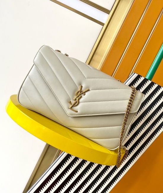 Yves Saint Laurent YSL LouLou Medium Leather Shoulder Bag 801439