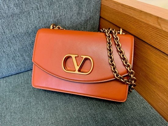 Valentino VLOGO Signature Leather Shoulder Bag 3188