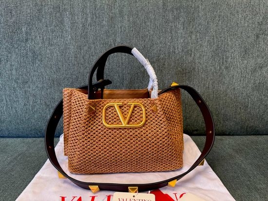 Valentino Raffia Tote Bag 22003s