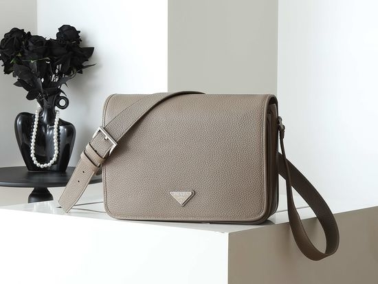Prada Messenger Smooth Leather Shoulder Bag 2VD074