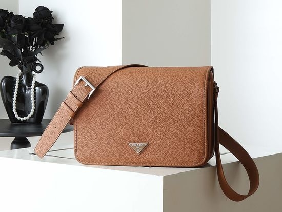 Prada Messenger Smooth Leather Shoulder Bag 2VD074